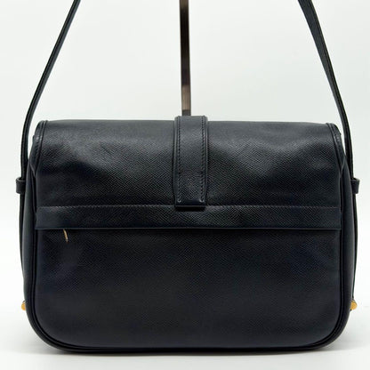 Hermes Rare Vintage Noumea Shoulder Bag Navy — view 3