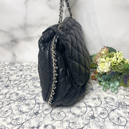 Chanel Chain Around Double Flap Quilted Black — view 5