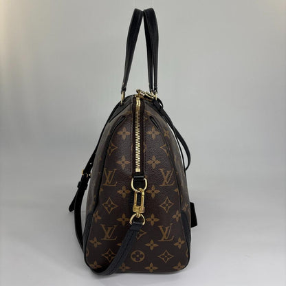 Louis Vuitton Super Monogram Macassar Retiro Handbag Black — view 4