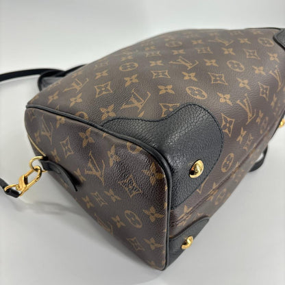 Louis Vuitton Super Monogram Macassar Retiro Handbag Black — view 9