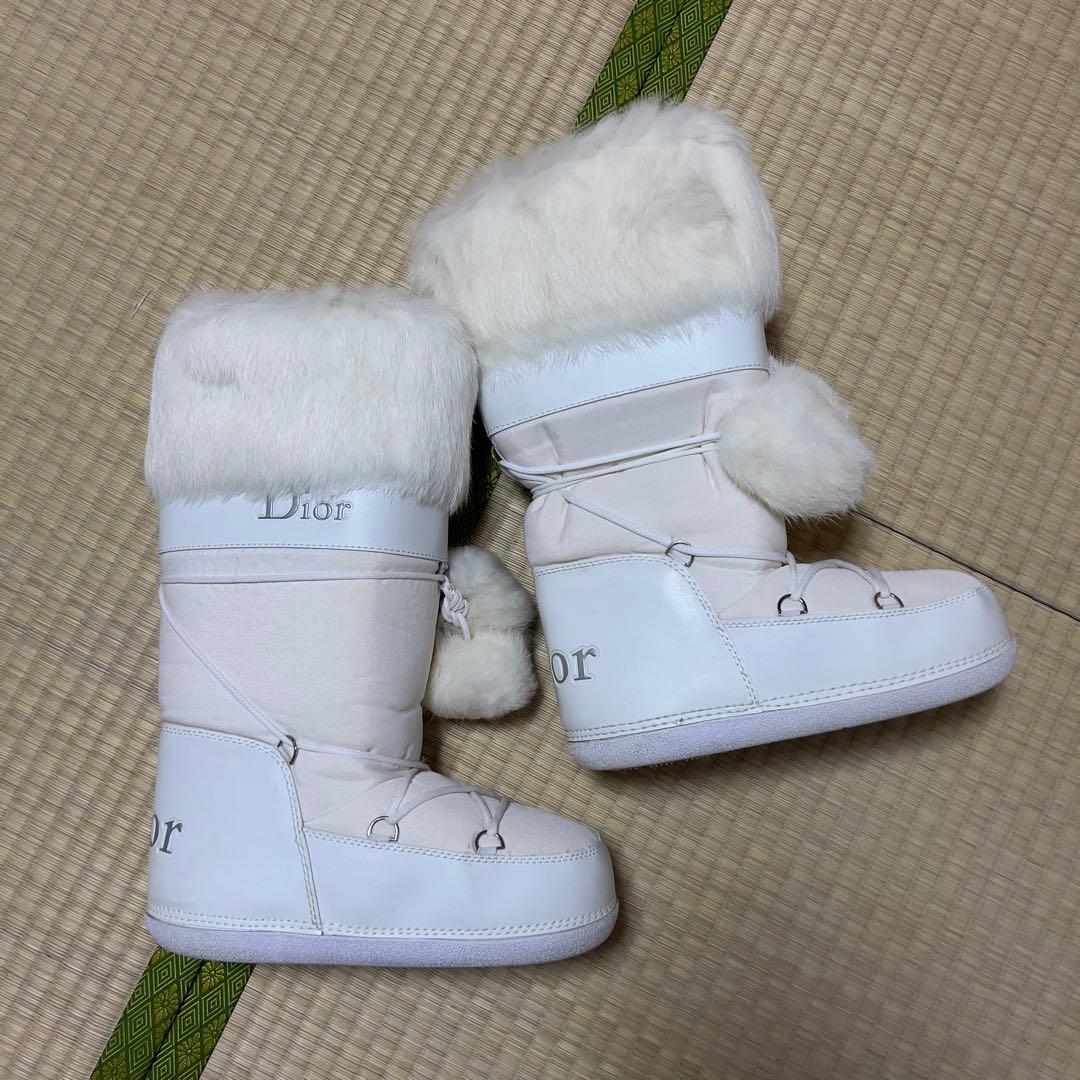 Dior Shearling Boots Black