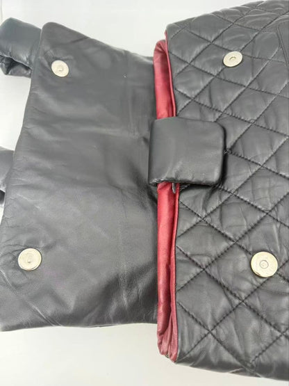 Chanel Lambskin Quilted Backpack Black — view 4