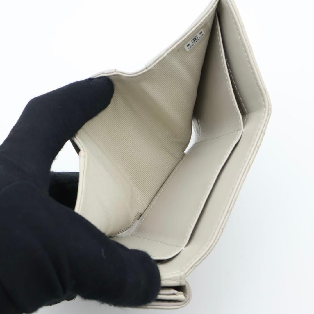 Chanel Timeless Classic Caviar Leather Trifold Wallet — view 6