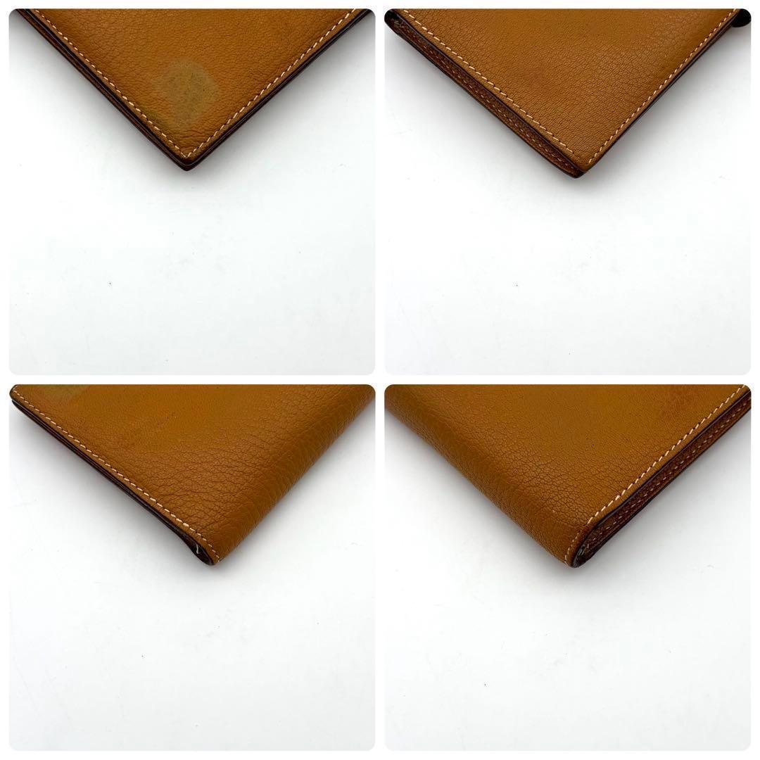Hermes Bearn Soufflet Classic Wallet Bifold Silver — view 6