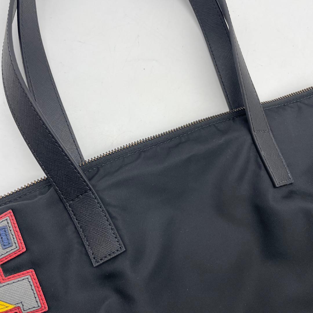 Prada 2-way Bag My Character Nylon Black Logo