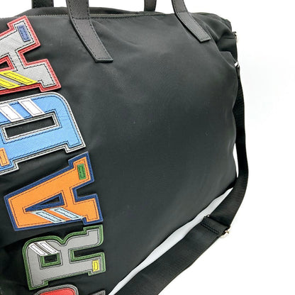 Prada 2-way Bag My Character Nylon Black Logo