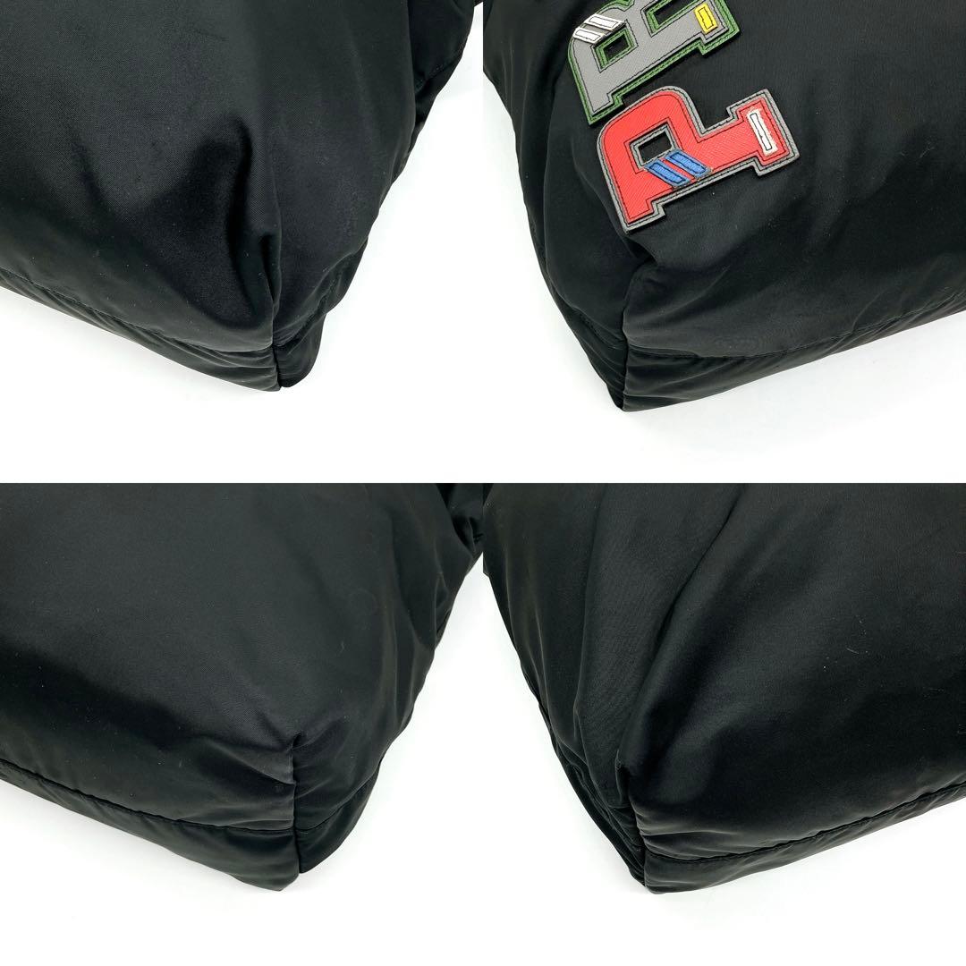 Prada 2-way Bag My Character Nylon Black Logo