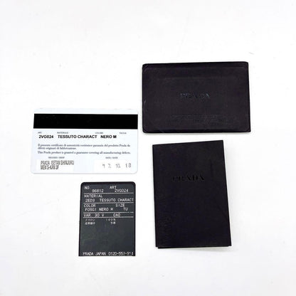 Prada 2-way Bag My Character Nylon Black Logo