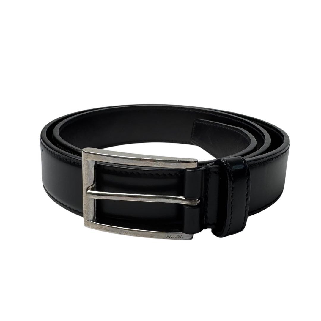 Prada Leather Belt Business