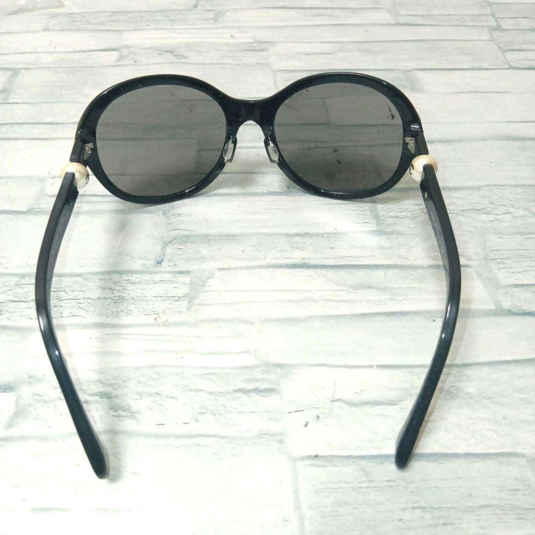 Chanel Sunglasses Pearl CC Logo Black Oval Eyewear — view 6