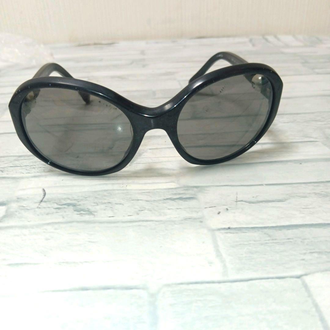 Chanel Sunglasses Pearl CC Logo Black Oval Eyewear — view 8
