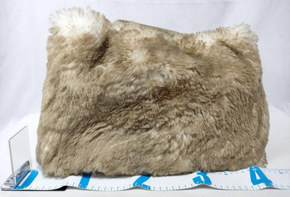Prada Eco Rabbit Fur Handbag Canapa GM Charm — view 2