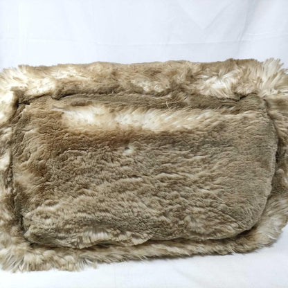 Prada Eco Rabbit Fur Handbag Canapa GM Charm — view 3