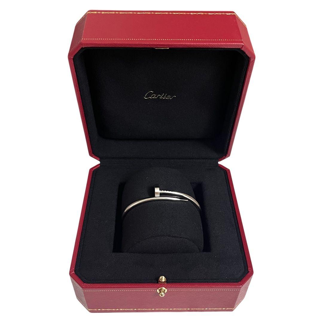Cartier White Gold Classic Model Juste Un Clou Bracelet