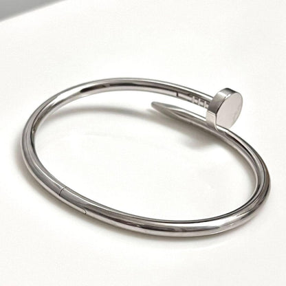 Cartier White Gold Classic Model Juste Un Clou Bracelet