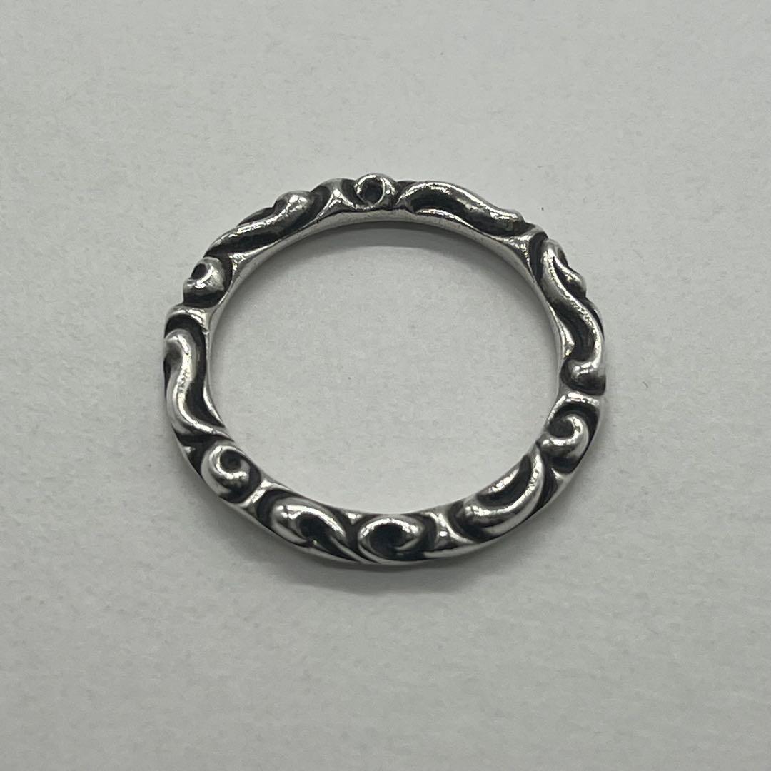 Chrome Hearts Leather Blade with Scroll Ring Necklace — view 4