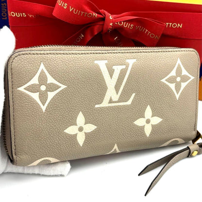 Louis Vuitton Zippy Wallet Tourterelle le Cles Leather