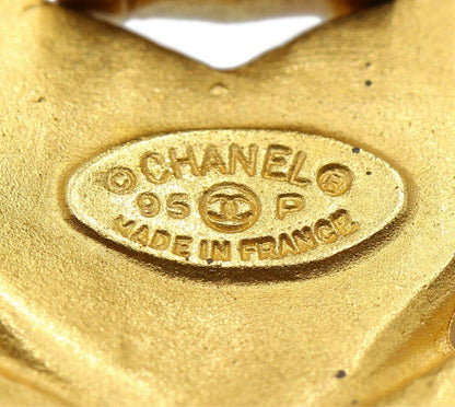 Chanel Coco Mark And Clover Swing Earrings