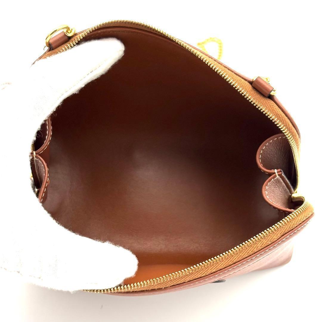 Celine Chain Shoulder Bag Clutch Cuir Leather — view 4