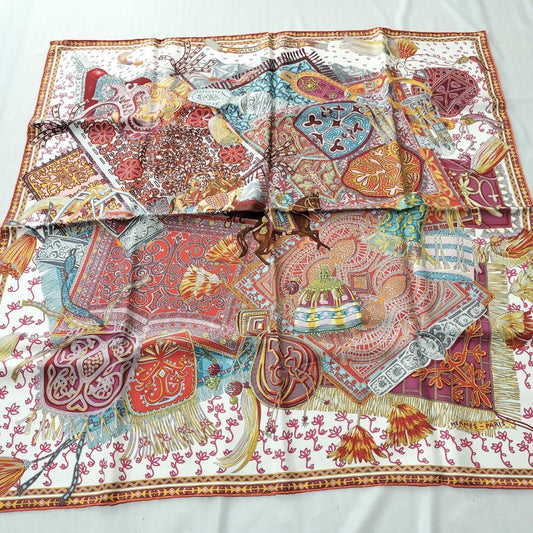 Hermes Carre 90 Cavaliers du Caucase Knights of the Caucasus Scarf