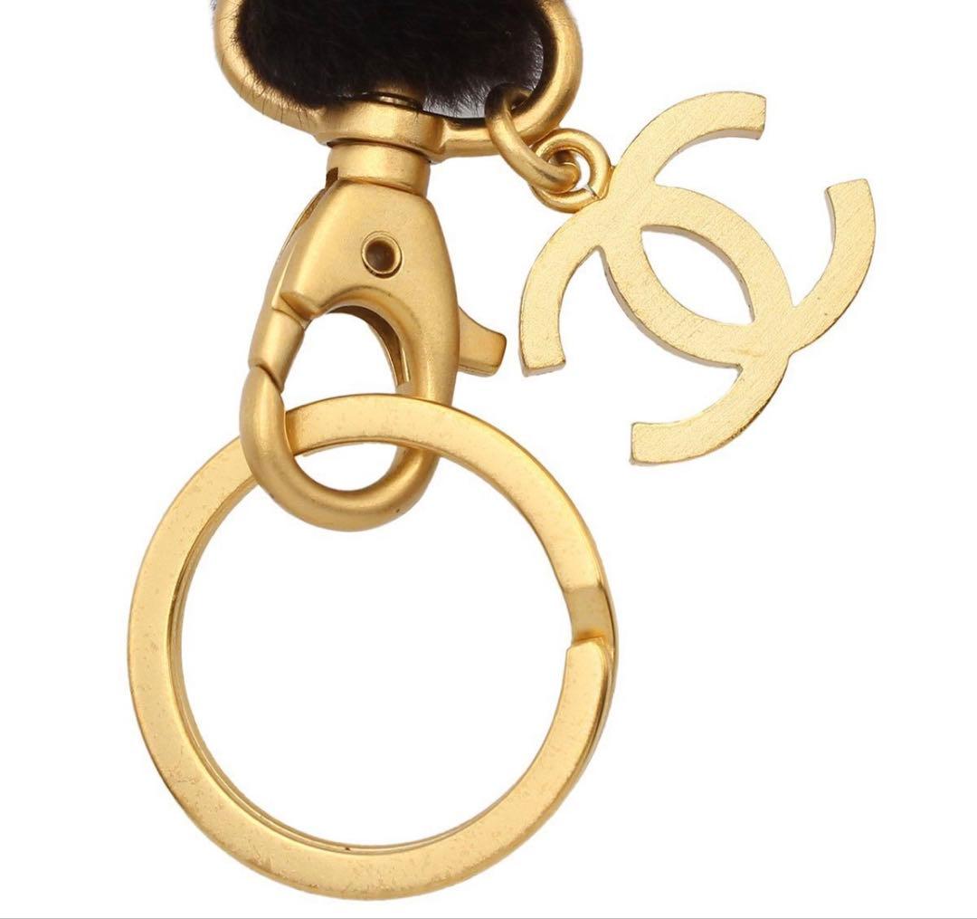 Unused Chanel Cocomark Weasel Fur Neck Strap