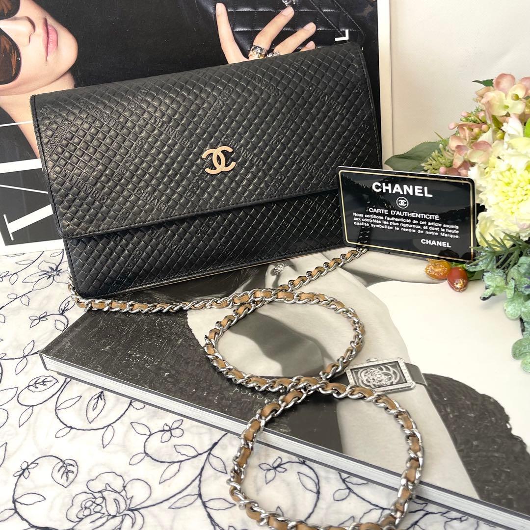 Chanel Chain Wallet Logo Shoulder Bag