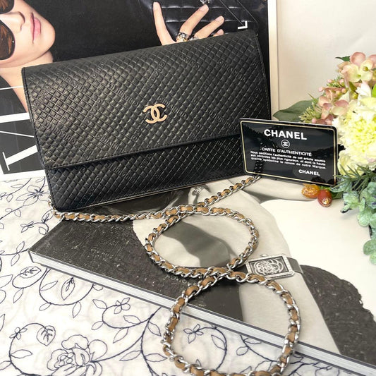 Chanel Chain Wallet Logo Shoulder Bag