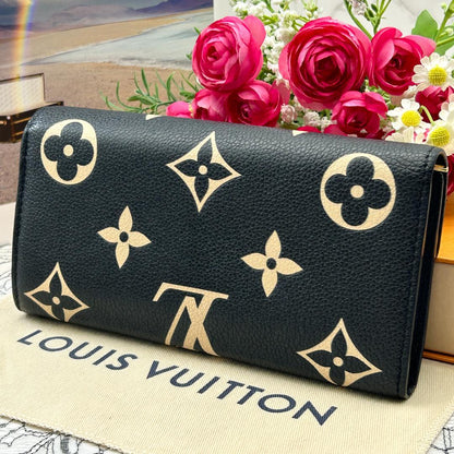 Louis Vuitton Empreinte Portefeuille Sarah Bicolor Wallet — view 2