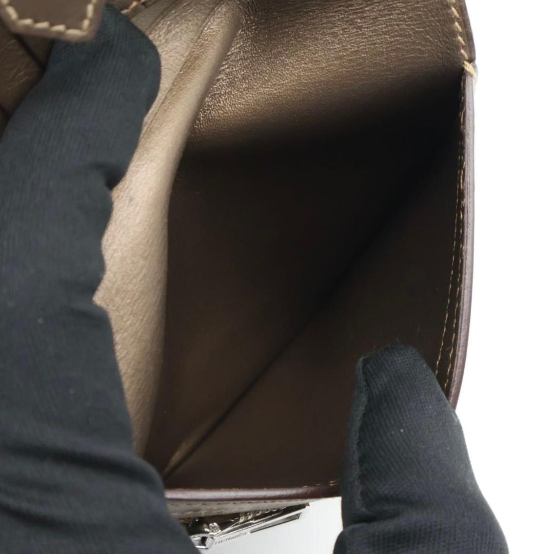 Hermes Bearn Compact Milois Wallet Blanc — view 4