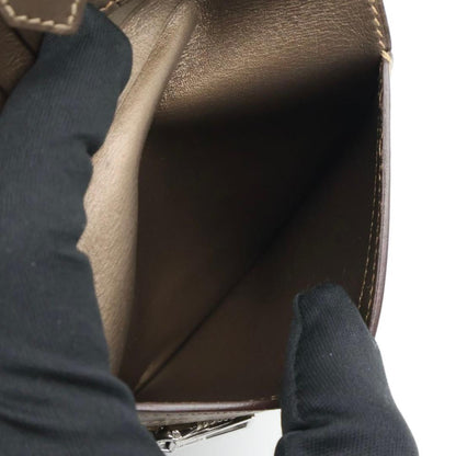Hermes Bearn Compact Milois Wallet Blanc — view 4