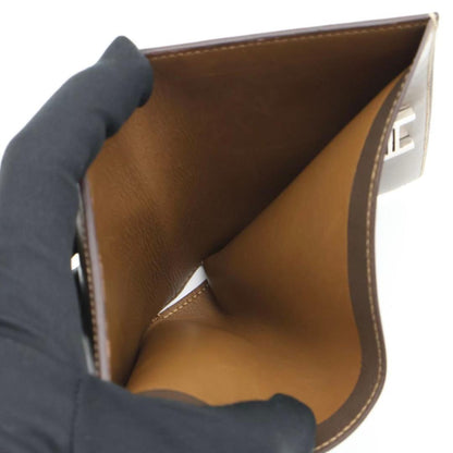 Hermes Bearn Compact Milois Wallet Blanc — view 7