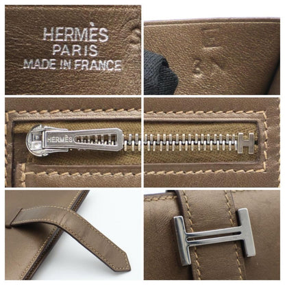Hermes Bearn Compact Milois Wallet Blanc — view 8