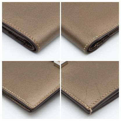 Hermes Bearn Compact Milois Wallet Blanc — view 9