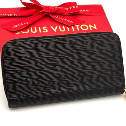 Louis Vuitton Wallet Black Gold Zippy Epi — view 2