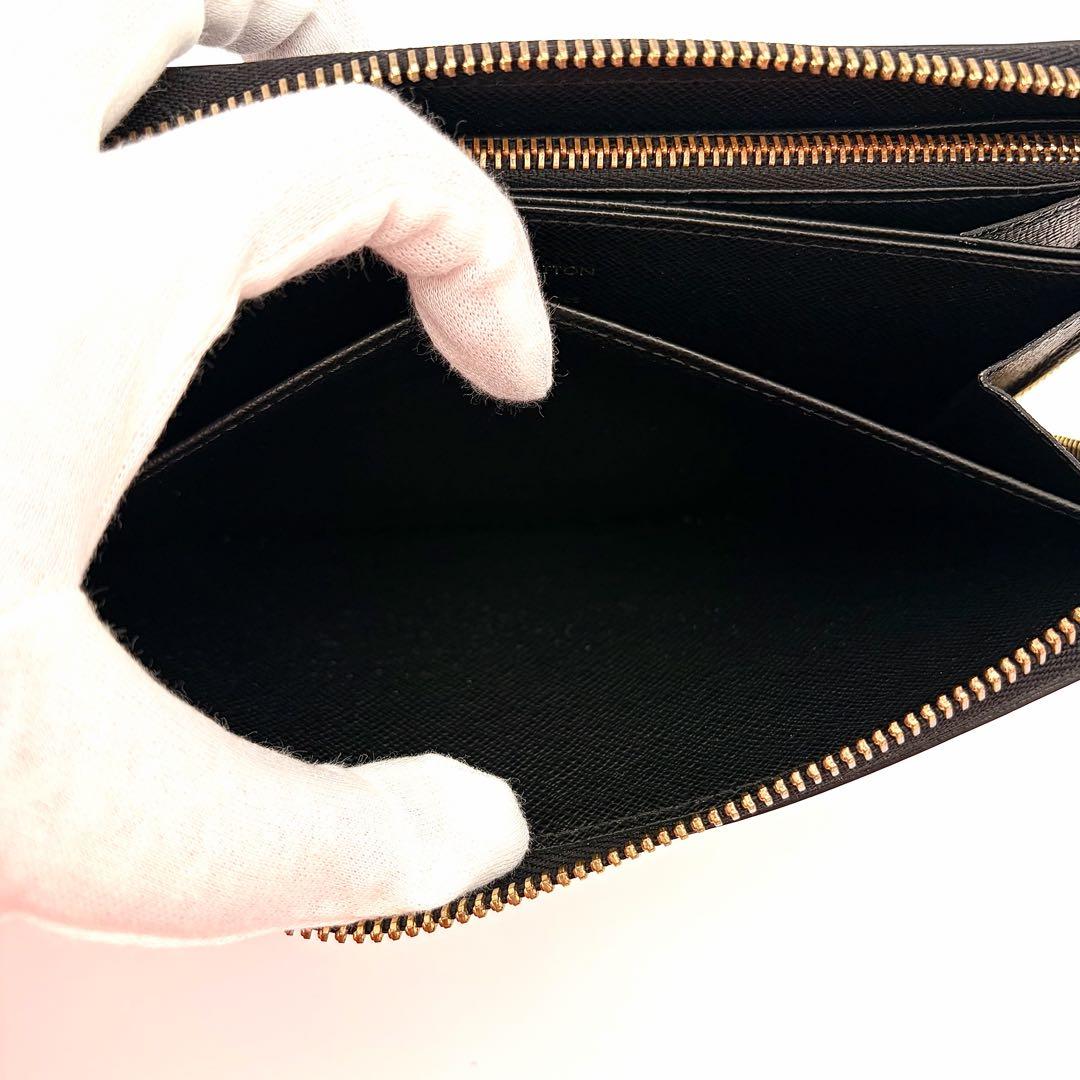 Louis Vuitton Wallet Black Gold Zippy Epi — view 5