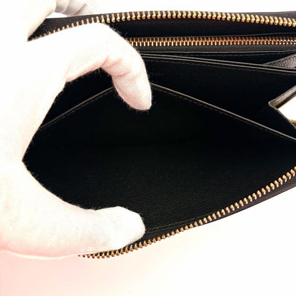Louis Vuitton Wallet Black Gold Zippy Epi — view 5