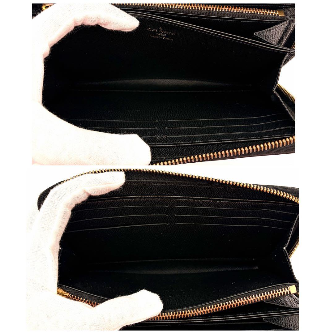 Louis Vuitton Wallet Black Gold Zippy Epi — view 7