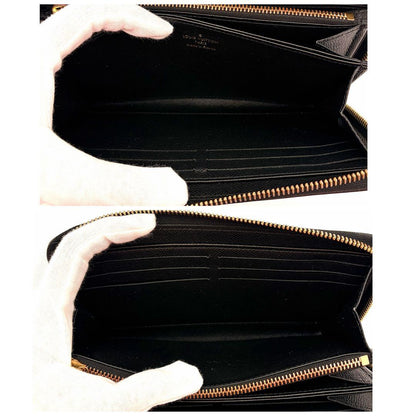 Louis Vuitton Wallet Black Gold Zippy Epi — view 7