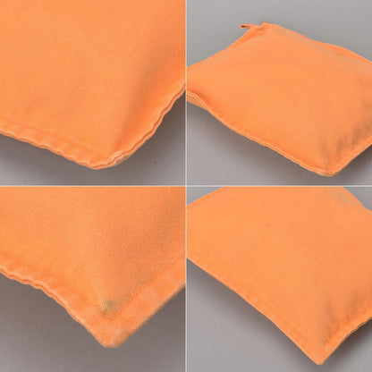 Hermes◇ Hermes Bora Flat Pouch GM Canvas Orange