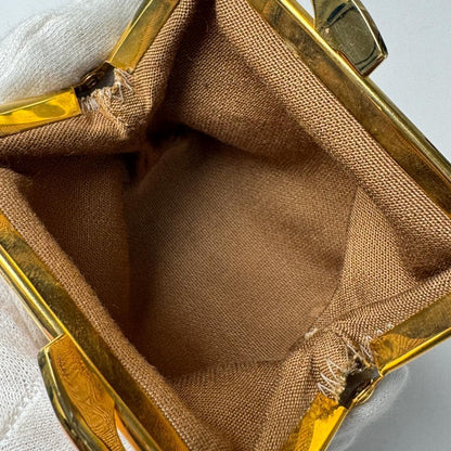 Loewe Anagram Suede Coin Case Kiss Lock Vintage — view 7