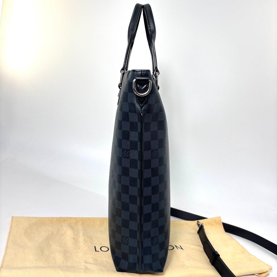 Louis Vuitton Damier Cobalt Cabas Jules Tote Black — view 4