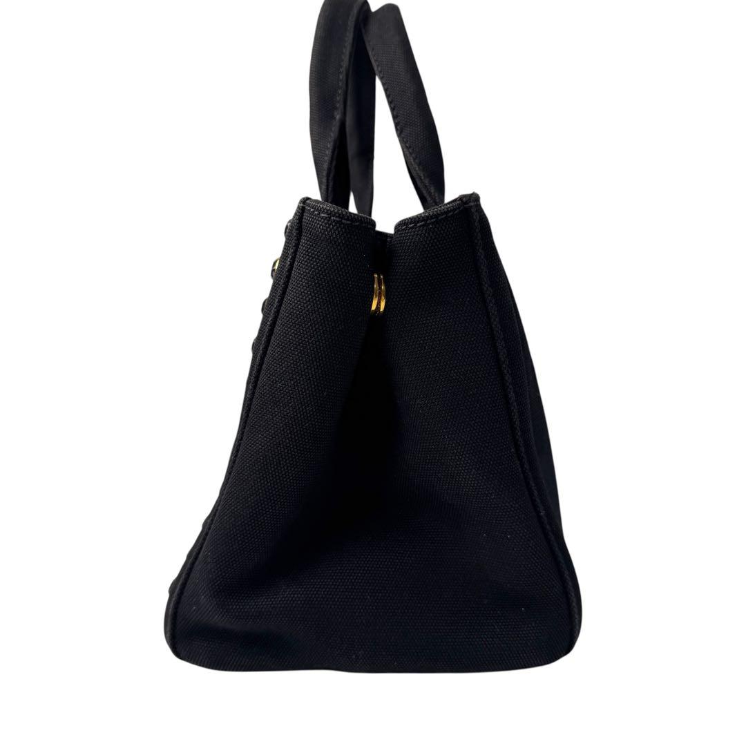 Prada Canapa Bijou Studded 2-Way Tote — view 4