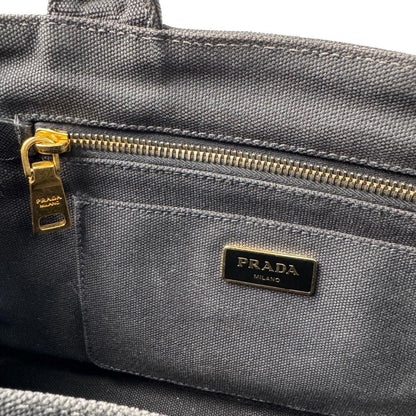 Prada Canapa Bijou Studded 2-Way Tote — view 8