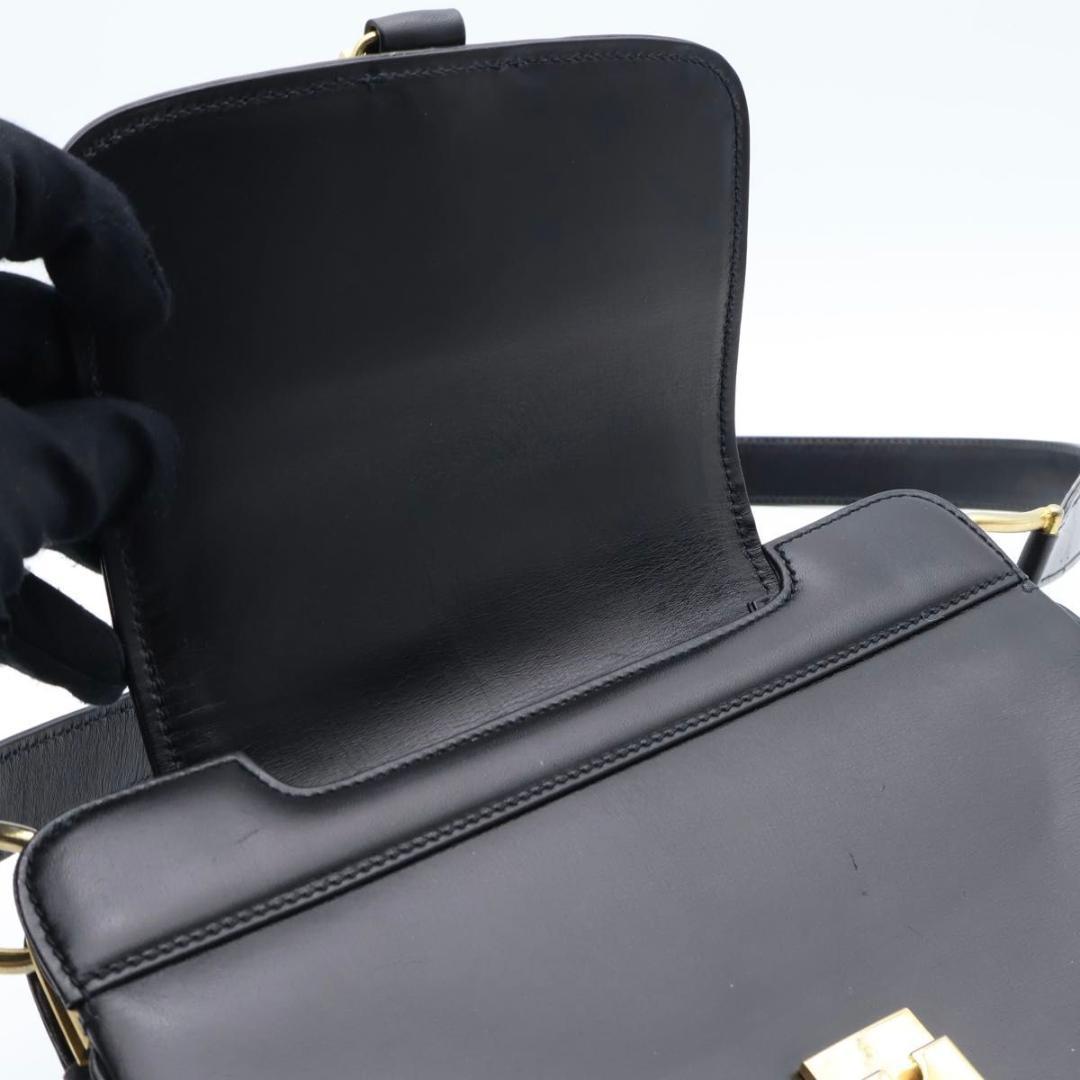 Gucci Shoulder Bag Vintage Leather Black — view 3