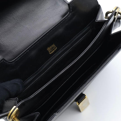 Gucci Shoulder Bag Vintage Leather Black — view 4