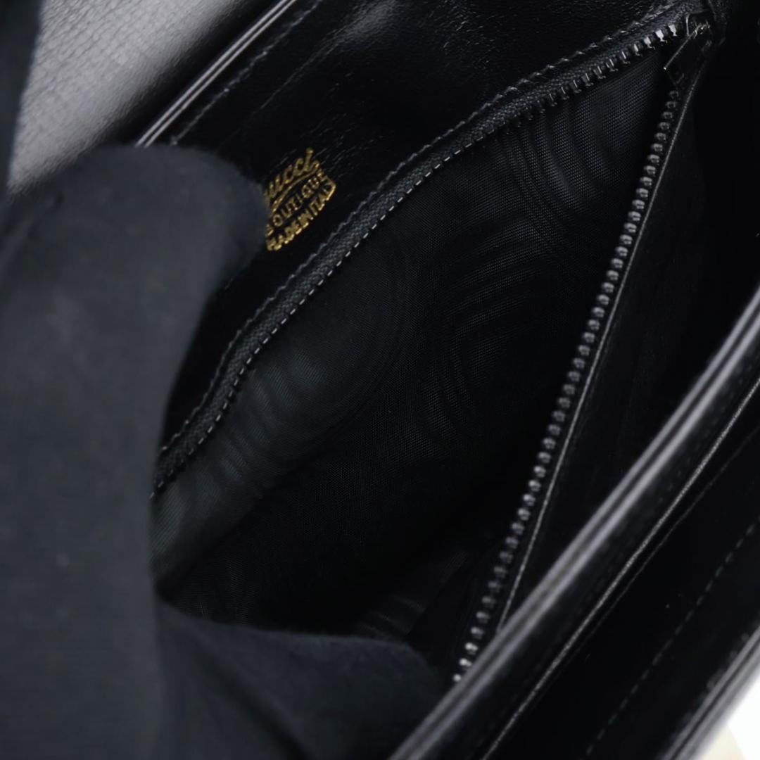 Gucci Shoulder Bag Vintage Leather Black — view 5