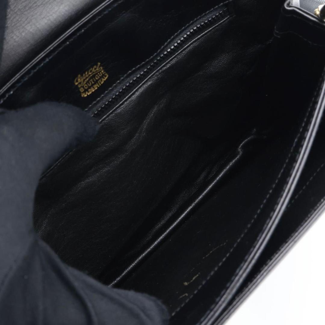 Gucci Shoulder Bag Vintage Leather Black — view 6