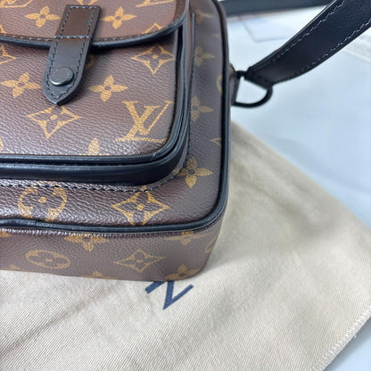 Louis Vuitton Monogram Macassar Christopher Shoulder — view 8