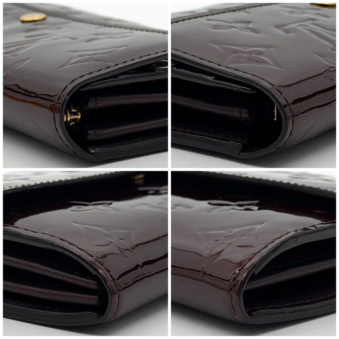 Louis Vuitton Portefeuille Sarah Vernis Amarante Wallet — view 5