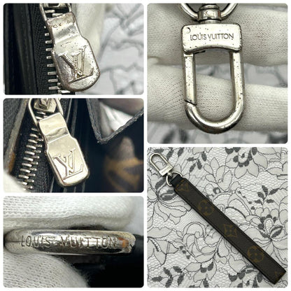 Louis Vuitton Monogram Macassar Zippy Dragonne Wallet — view 8